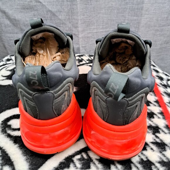 %Men Nike Air Max 270 React ENG Size 8 Dark Smoke Gray Crimson / A 23 main image 8